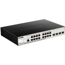 Коммутатор D-Link DGS-1210-20/ME/B1A 16x1Гбит/с 4SFP управляемый