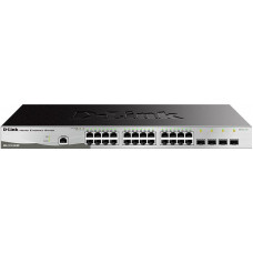Коммутатор D-Link DGS-1210-28/ME/B 24x1Гбит/с 24xКомбо(1000BASE-T/SFP) 4SFP управляемый