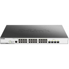 Коммутатор D-Link DGS-3000-28XMP DGS-3000-28XMP/B1A 24G 4SFP+ 24PoE+ 370W управляемый