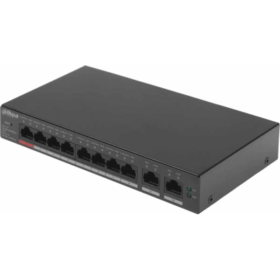 Коммутатор Dahua DH-CS4010-8GT-110 (L2) 10x100Мбит/с 8PoE 110W управляемый