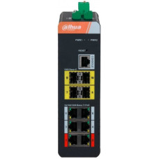 Коммутатор Dahua DH-IS4410-6GT-120 (L2) 6x1Гбит/с 4SFP 6PoE 120W управляемый