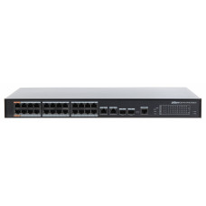Коммутатор Dahua DH-PFS4226-24ET-360 (L2+) 24x100Мбит/с 2x1Гбит/с 2xКомбо(1000BASE-T/SFP) 22PoE+ 2PoE++ 360W управляемый