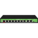 Коммутатор Digma DSP208F-2F-T120 DSP208F-2F-T120 V1 (L2) 10x100Мбит/с 8PoE 8PoE+ 120W неуправляемый