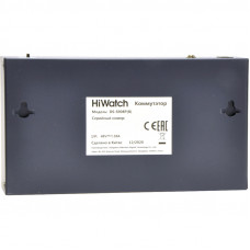 Коммутатор HiWatch DS-S908P(B) 9x100Мбит/с 8PoE 60W неуправляемый