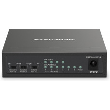 Коммутатор Mercusys MS106LP (L2) 6x100Мбит/с 4PoE+ 40W неуправляемый