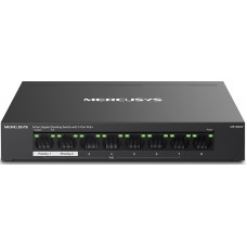 Коммутатор Mercusys MS108GP (L2) 8x1Гбит/с 7PoE+ 65W неуправляемый
