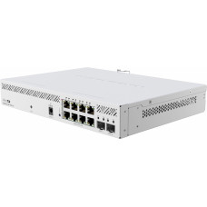 Коммутатор MikroTik CSS610-8P-2S+IN 8x1Гбит/с 2SFP+ 8PoE 8PPoE 140W управляемый