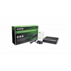 Коммутатор Netis ST3116P (L2) 16x100Мбит/с неуправляемый