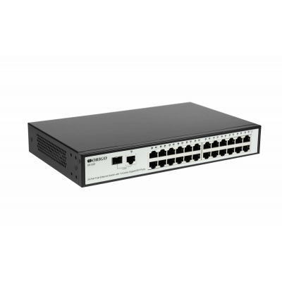 Коммутатор Origo OS1225 OS1225/A1A 24x100Мбит/с 1SFP неуправляемый
