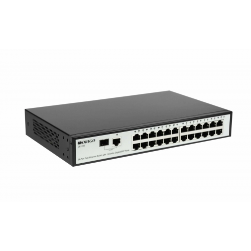 Коммутатор Origo OS1225 OS1225/A1A 24x100Мбит/с 1SFP неуправляемый