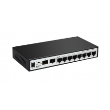 Коммутатор Origo OS2210F OS2210F/A1A (L2) 8x1Гбит/с 2SFP неуправляемый