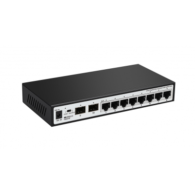 Коммутатор Origo OS2210F OS2210F/A1A (L2) 8x1Гбит/с 2SFP неуправляемый