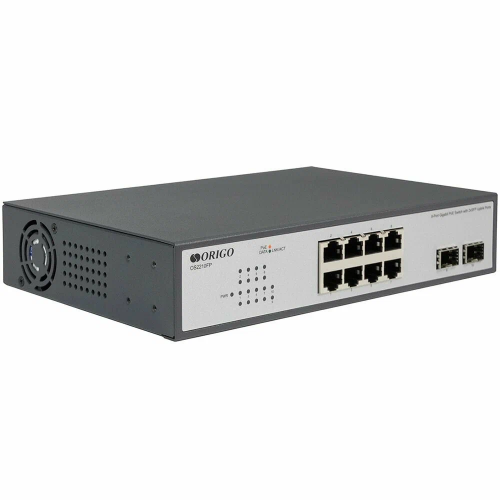 Коммутатор Origo OS2210P/120W OS2210P/120W/A1A (L2+) 10x1Гбит/с 8PoE+ 120W неуправляемый