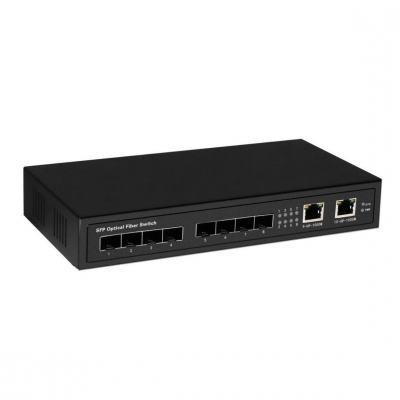 Коммутатор Osnovo SW-7028 (L2) 10x1Гбит/с 2xКомбо(1000BASE-T/SFP) 8SFP неуправляемый