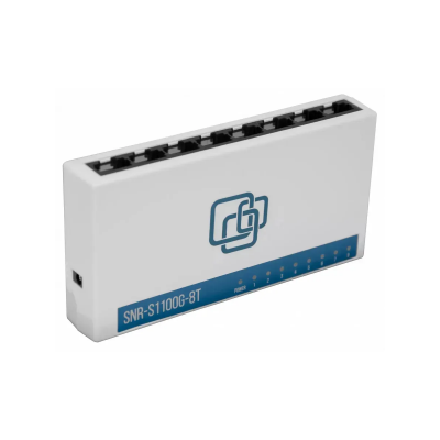 Коммутатор SNR SNR-S1100G-8T (L2) 8x1Гбит/с неуправляемый