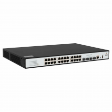 Коммутатор SNR SNR-S2989G-24TX-POE (L2+) 24x1Гбит/с 4SFP+ 24PoE 370W управляемый