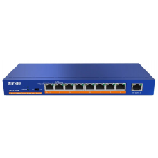 Коммутатор Tenda TEF1109P-8-102W (L2) 9x100Мбит/с 8PoE 92W неуправляемый