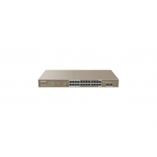 Коммутатор Tenda TEG1126P-24-410W (L2) 24x1Гбит/с 2SFP 24PoE 370W неуправляемый