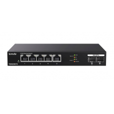 Коммутатор Tenda TEM2007X (L2) 5x2.5Гбит/с 2SFP+ неуправляемый