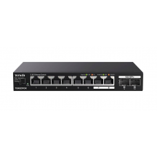 Коммутатор Tenda TEM2010X (L2) 8x2.5Гбит/с 2SFP+ неуправляемый