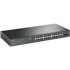 Коммутатор TP-Link JetStream TL-SG1428PE 26x1Гбит/с 2SFP 24PoE+ 250W управляемый
