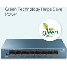 Коммутатор TP-Link LS108G (L2) 8x1Гбит/с неуправляемый