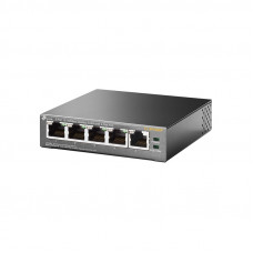 Коммутатор TP-Link TL-SF1005P (L2) 5x100Мбит/с 4PoE 58W неуправляемый