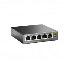 Коммутатор TP-Link TL-SG1005P (L2) 5x1Гбит/с 4PoE+ 65W неуправляемый