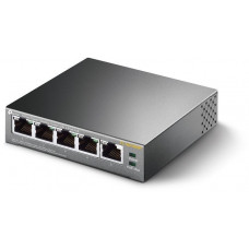 Коммутатор TP-Link TL-SG1005P (L2) 5x1Гбит/с 4PoE+ 65W неуправляемый