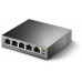 Коммутатор TP-Link TL-SG1005P (L2) 5x1Гбит/с 4PoE+ 65W неуправляемый