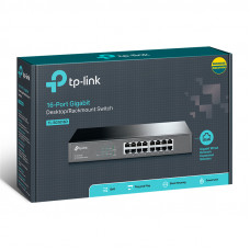 Коммутатор TP-Link TL-SG1016D (L2) 16x1Гбит/с неуправляемый