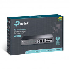 Коммутатор TP-Link TL-SG1016PE (L2) 16x1Гбит/с 8PoE+ 110W управляемый