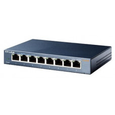 Коммутатор TP-Link TL-SG108 (L2) 8x1Гбит/с неуправляемый