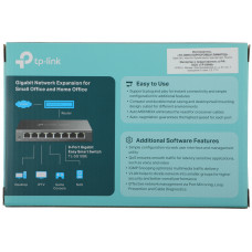 Коммутатор TP-Link TL-SG108E (L2) 8x1Гбит/с управляемый