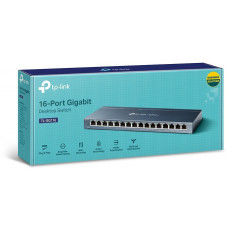 Коммутатор TP-Link TL-SG116 (L2) 16x1Гбит/с неуправляемый