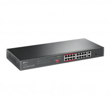 Коммутатор TP-Link TL-SL1218P (L2) 16x100Мбит/с 1x1Гбит/с 1xКомбо(1000BASE-T/SFP) 16PoE+ 150W неуправляемый