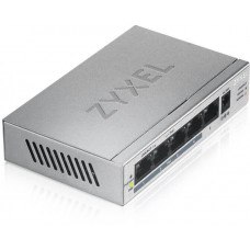 Коммутатор Zyxel GS1005HP-EU0101F (L2) 5x1Гбит/с 4PoE+ 60W неуправляемый