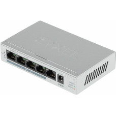 Коммутатор Zyxel GS1005HP-EU0101F (L2) 5x1Гбит/с 4PoE+ 60W неуправляемый