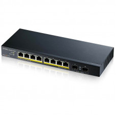 Коммутатор Zyxel GS1100-10HP-EU0102F 8x1Гбит/с 2SFP 8PoE+ 130W неуправляемый