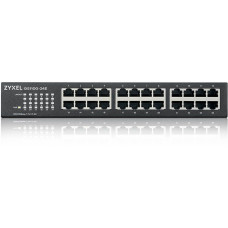 Коммутатор Zyxel GS1100-24E-EU0103F (L2) 24x1Гбит/с неуправляемый