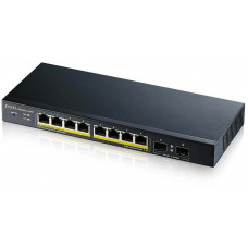 Коммутатор Zyxel GS1900-10HP-EU0102F (L2) 8x1Гбит/с 2SFP 8PoE+ 77W управляемый