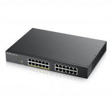 Коммутатор Zyxel GS1900-24EP-EU0101F (L2) 24x1Гбит/с 12PoE+ 130W управляемый
