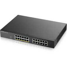 Коммутатор Zyxel GS1900-24EP-EU0101F (L2) 24x1Гбит/с 12PoE+ 130W управляемый