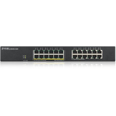 Коммутатор Zyxel GS1900-24EP-EU0101F (L2) 24x1Гбит/с 12PoE+ 130W управляемый