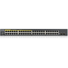 Коммутатор Zyxel GS190048HPV2-EU0101F 48G 2SFP 24PoE+ 170W управляемый