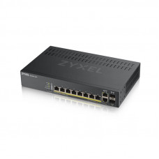 Коммутатор Zyxel GS1920-8HPV2-EU0101F (L2) 8x1Гбит/с 2xКомбо(1000BASE-T/SFP) 8PoE+ 130W управляемый