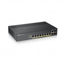 Коммутатор Zyxel GS1920-8HPV2-EU0101F (L2) 8x1Гбит/с 2xКомбо(1000BASE-T/SFP) 8PoE+ 130W управляемый
