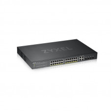 Коммутатор Zyxel GS192024HPV2-EU0101F (L2) 24x1Гбит/с 4xКомбо(1000BASE-T/SFP) 24PoE+ 375W управляемый