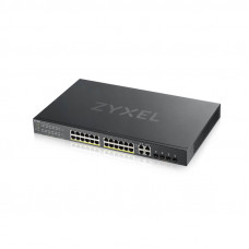 Коммутатор Zyxel GS192024HPV2-EU0101F (L2) 24x1Гбит/с 4xКомбо(1000BASE-T/SFP) 24PoE+ 375W управляемый