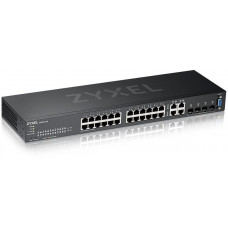 Коммутатор Zyxel GS2220-28-EU0101F (L2) 24x1Гбит/с 4xКомбо(1000BASE-T/SFP) управляемый